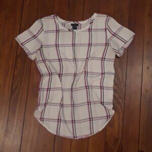 Ann Taylor White Blouse Top Shirt Size XS